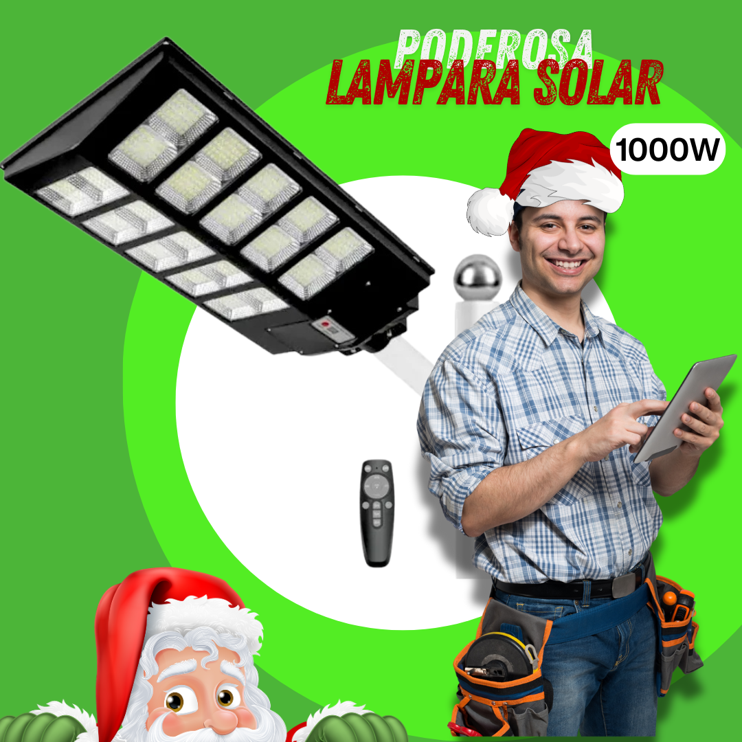 Lampara solar de 1000W